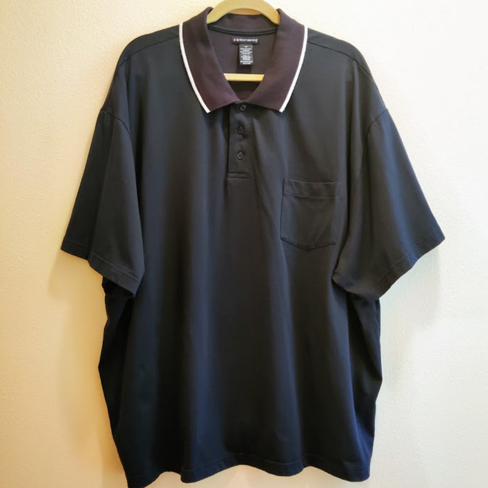 Knights Bridge Men’s Navy Blue Polo Shirt, Sz 4X